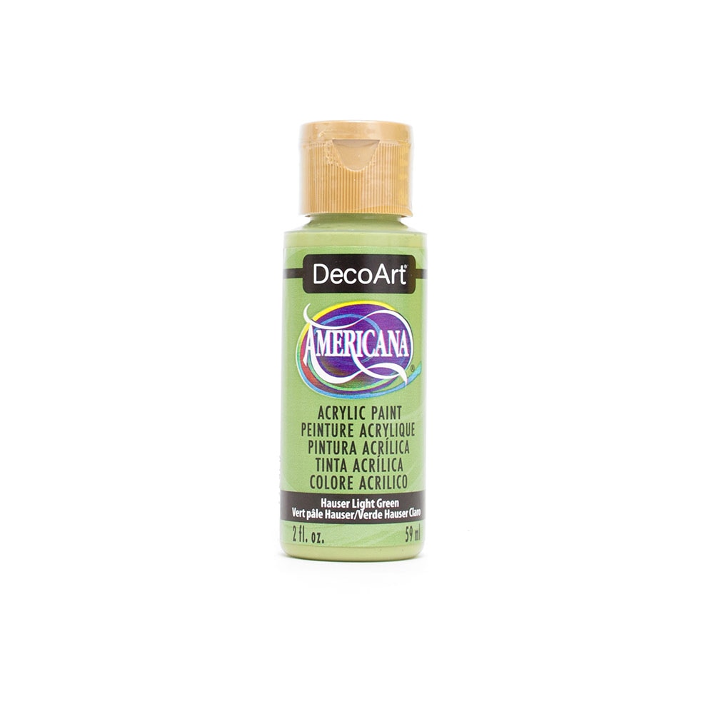 DecoArt, Acrylic, Art & School, Americana, 2 ounce, 30369, Hauser Light Green